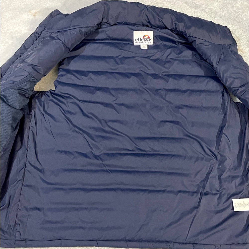 MK X Ellesse Jackson Quilted Nylon Vest - Size Large